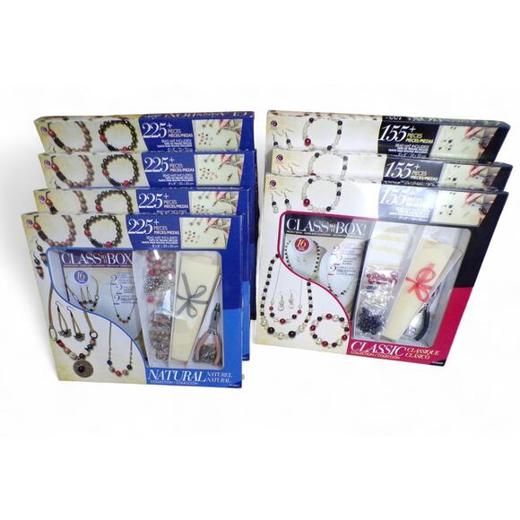 Class In A Box Jewelry Kits Wholesale Lot of 7 Classic & Natural Collections - Picture 1 of 5